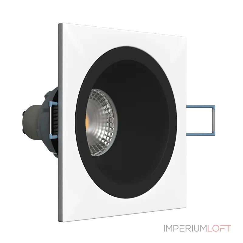 Встраиваемый светильник под сменную лампу LeDron AO1501010 AO1501010 SQ White-Black