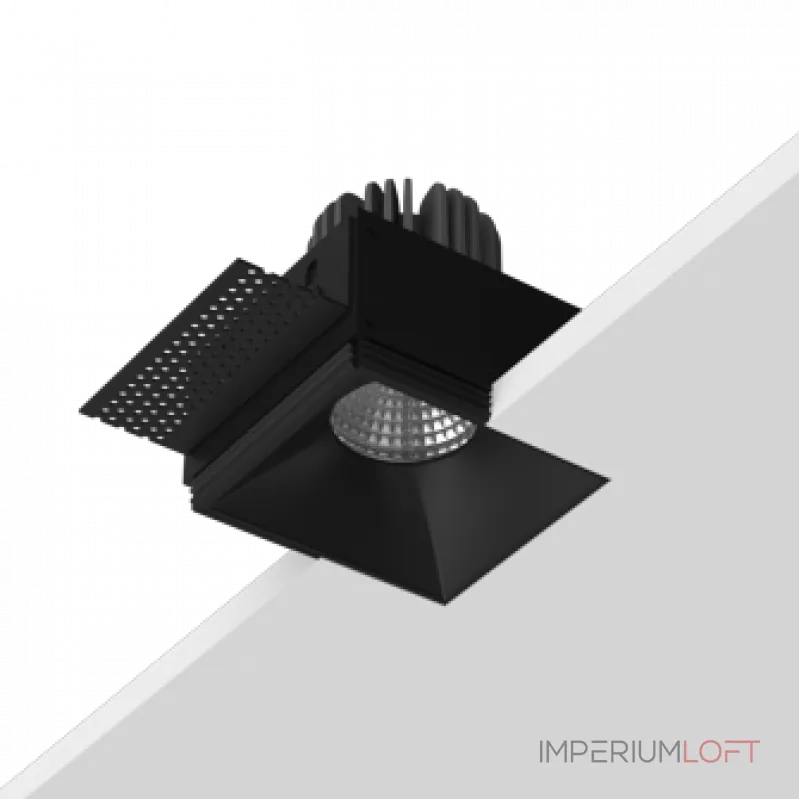 Встраиваемый светодиодный светильник LeDron RISE SQ H KIT1 RISE SQ H KIT1 LED 3K Black Встраиваемый светодиодный светильник LeDron RISE SQ H KIT1 RISE SQ H KIT1 LED 3K Black