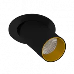 Встраиваемый поворотный светодиодный светильник LeDron DANNY MINI DANNY MINI S40 Black-Gold 4000K