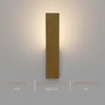 Настенный светодиодный светильник LeDron LD12260 LD12260-6W Wooden White