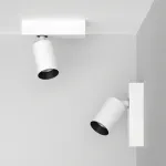 Настенно-потолочный поворотный светодиодный светильник LeDron SAGITONY SAGITONY E S60 W-Bl от ImperiumLoft