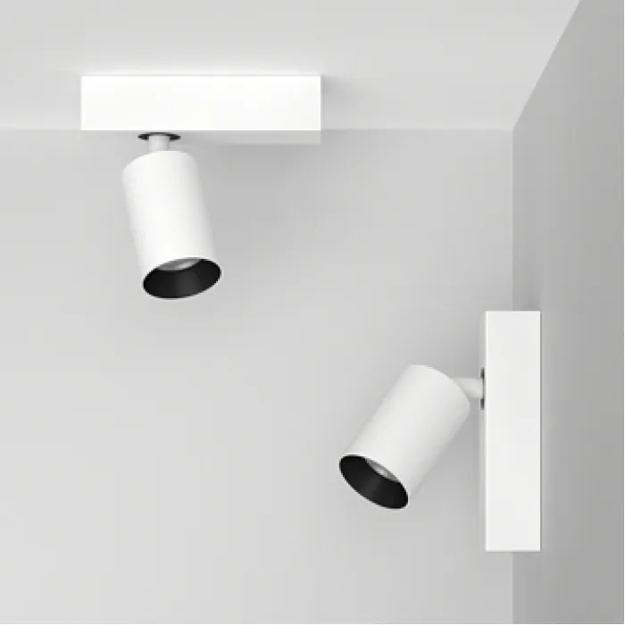 Настенно-потолочный поворотный светодиодный светильник LeDron SAGITONY SAGITONY E S60 W-Bl от ImperiumLoft