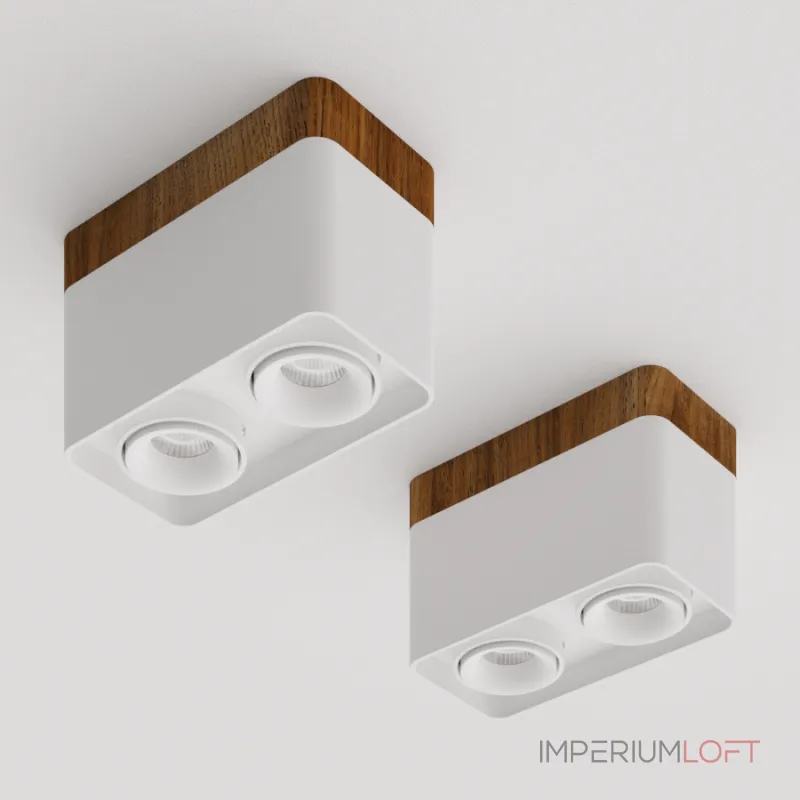 Потолочный светодиодный светильник LeDron TUBING 2 WOODEN TUBING 2 Wooden 30 White
