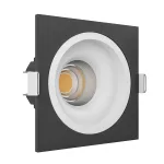 Встраиваемый светодиодный светильник LeDron LEVEL LEVEL SQ Black-White TRIAC 4000K