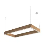 Подвесной светильник LeDron KVADRO Basic Wooden KVADRO Bas 525х1025 3K Wh