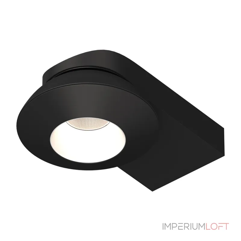 Потолочный поворотный светодиодный светильник LeDron KRIS SLIM KRIS SLIM Black-White TRIAC