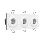 Встраиваемый светодиодный светильник LeDron LH07S-R LH07S-R SQ3 White 30W 4000K DIM TRIAC