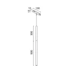Светодиодный светильник для магнитной системы LeDron Sagi 012 Wooden Sagi 012 Wooden 300 Bl