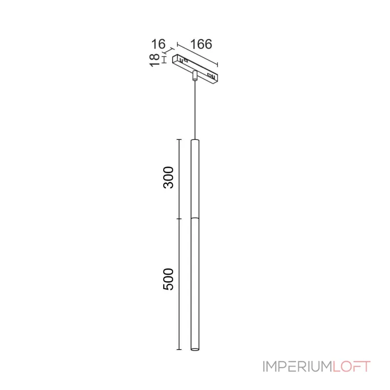 Светодиодный светильник для магнитной системы LeDron Sagi 012 Wooden Sagi 012 Wooden 300 Bl