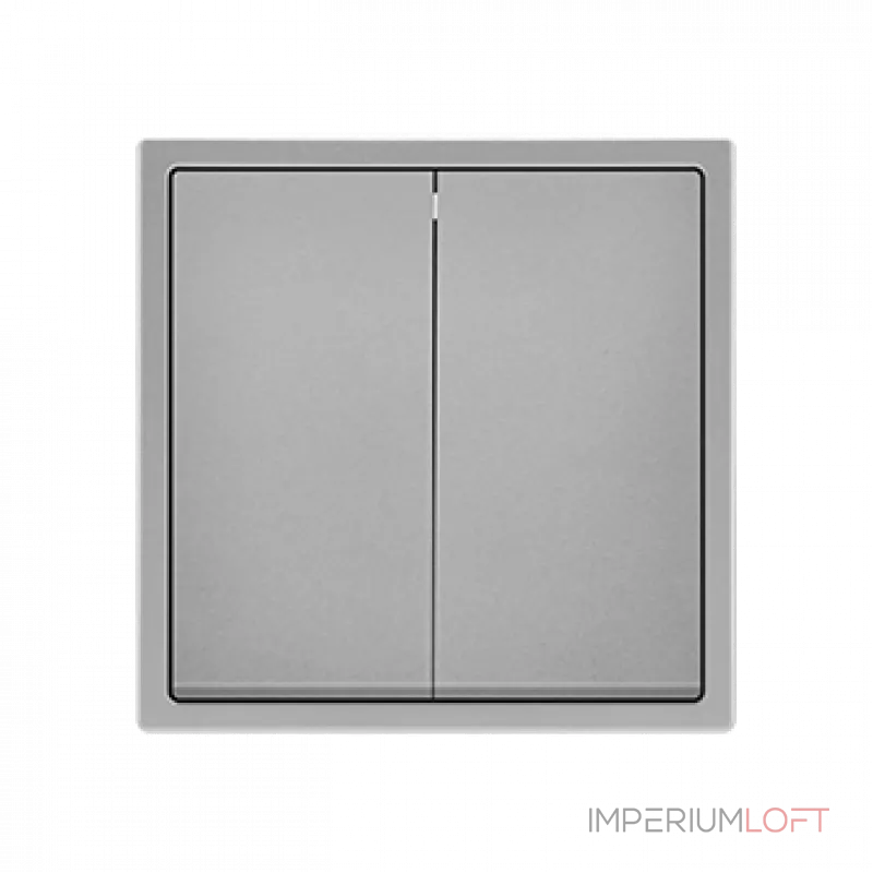 Двухклавишный проходной переключатель LeDron 2 Gang 2 Way Light Grey Двухклавишный проходной переключатель LeDron 2 Gang 2 Way Light Grey