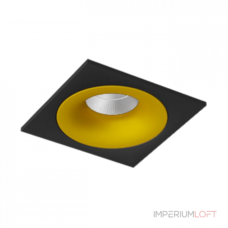Встраиваемый светодиодный светильник LeDron LOFT LOFT SQ Black-Gold 4000K Встраиваемый светодиодный светильник LeDron LOFT LOFT SQ Black-Gold 4000K