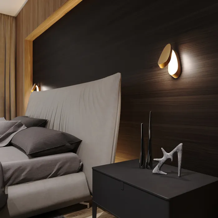 Настенный светодиодный светильник LeDron GLORY ZD8132-6W Black от ImperiumLoft