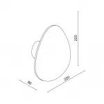 Настенный светодиодный светильник LeDron Air Wood Air Wood S 220