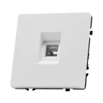 Розетка компьютерная одиночная LeDron CAT 6 (DATA) White