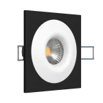 Встраиваемый светильник под сменную лампу LeDron AO1501001 AO1501001 SQ Black-White