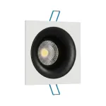 Встраиваемый светильник под сменную лампу Ledron AO1501091 SQ White-Black