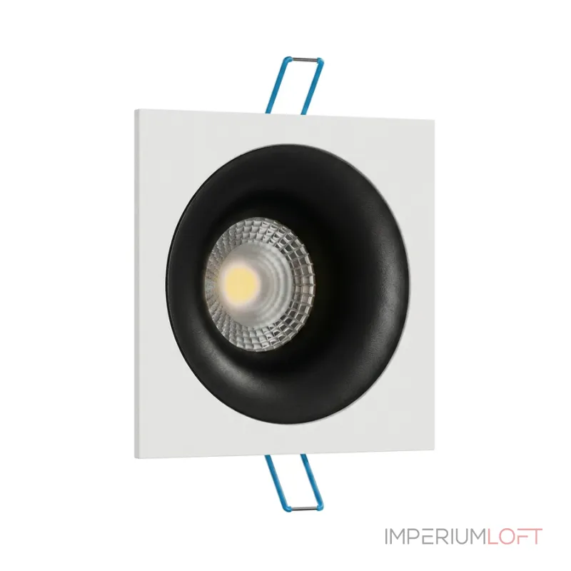 Встраиваемый светильник под сменную лампу Ledron AO1501091 SQ White-Black