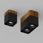 Потолочный светодиодный светильник LeDron TUBING 2 WOODEN TUBING 2 Wooden 60 Black