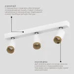 Потолочный светодиодный светильник LeDron SAGITONY SAGITONY E3 S60 Wooden White