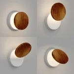 Настенный светодиодный светильник LeDron UFO UFO G2 Wooden White