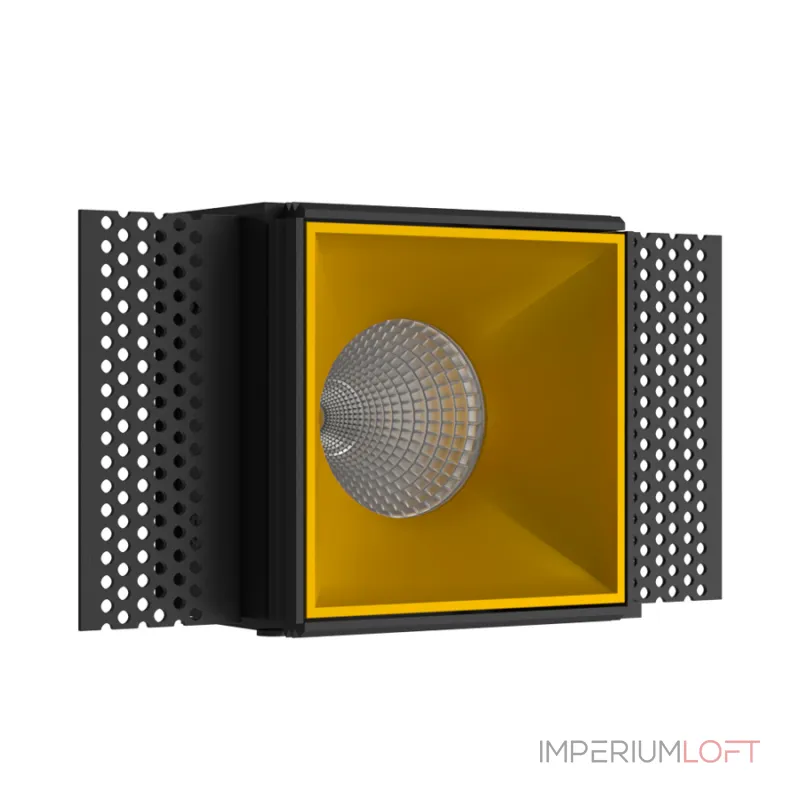 Встраиваемый светодиодный светильник LeDron RISE SQ H KIT1 RISE SQ H KIT1 LED 3K Gold