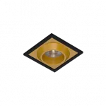 Встраиваемый светодиодный светильник LeDron GIZA GIZA SQ Black-Gold 4000K