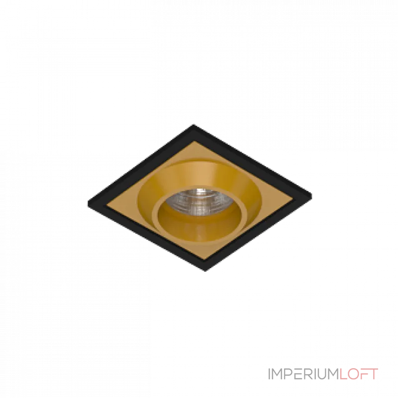 Встраиваемый светодиодный светильник LeDron GIZA GIZA SQ Black-Gold 4000K Встраиваемый светодиодный светильник LeDron GIZA GIZA SQ Black-Gold 4000K