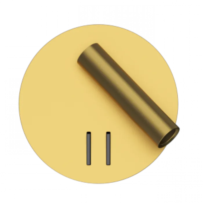 Настенный светодиодный светильник LeDron SHADE C9118 Gold от ImperiumLoft