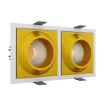 Встраиваемый светодиодный светильник LeDron GIZA GIZA SQ2 White-Gold 4000K