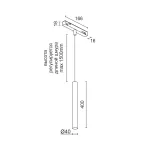 Светильник трековый LeDron Sagi Sagi T40 Zigbee Wh 4K