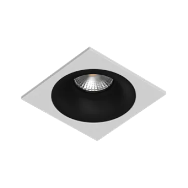 Встраиваемый светильник под сменную лампу Ledron AO1501091 SQ White-Black
