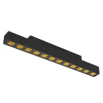 Светодиодный светильник для магнитной системы Ledron Sagi style 290 Black-Gold 3000K