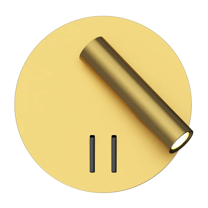 Настенный светодиодный светильник LeDron SHADE C9118 Gold от ImperiumLoft