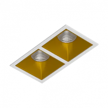 Встраиваемый светодиодный светильник LeDron RISE KIT RISE KIT 2 LED 4000K White-Gold