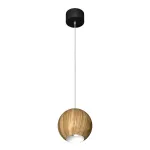 Подвесной светильник LeDron SPACE SPACE R130 Wooden Bl-Wh GU10