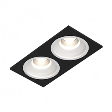 Встраиваемый светодиодный светильник LeDron LEVEL LEVEL SQ2 Black-White 4000K