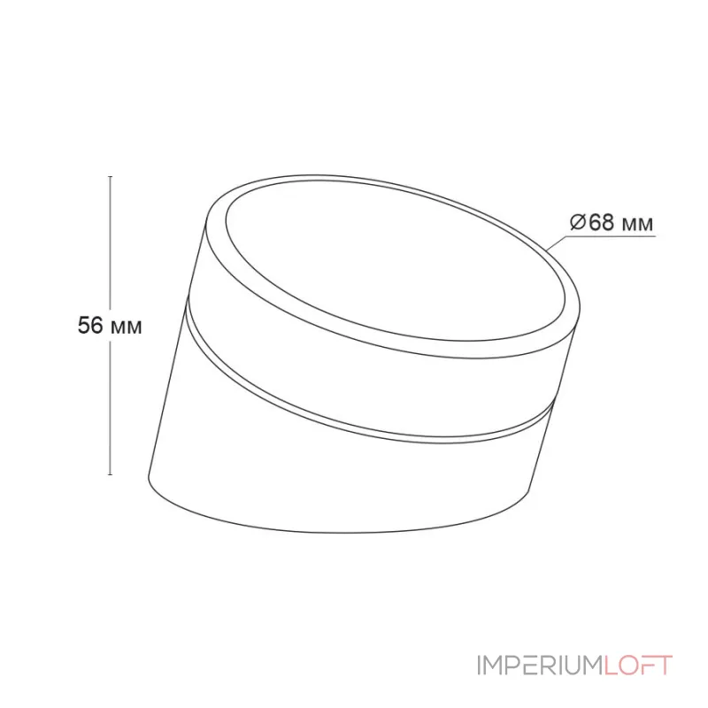 Кнопка на настольном держателе LeDron Table smart knob F00XN04-04-1 Black от ImperiumLoft