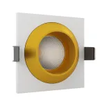 Встраиваемый светодиодный светильник LeDron GIZA MINI GIZA MINI SQ White-Gold от ImperiumLoft