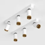 Потолочный светодиодный светильник LeDron SAGITONY SAGITONY E3 S60 Wooden White