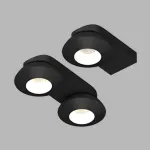 Потолочный поворотный светодиодный светильник LeDron KRIS SLIM KRIS SLIM 2 Black-White
