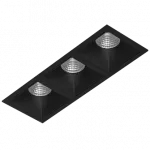 Встраиваемый светодиодный светильник LeDron RISE KIT RISE KIT 3 LED 4000K Black