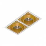 Встраиваемый светодиодный светильник LeDron GIZA GIZA SQ2 White-Gold 4000K