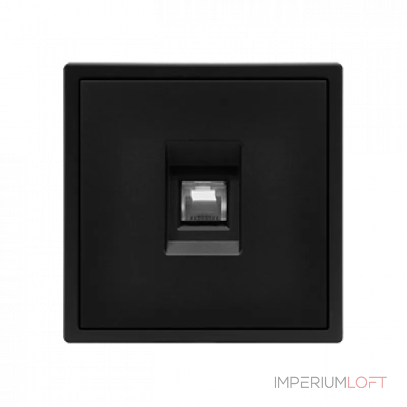 Розетка компьютерная одиночная LeDron CAT 6 (DATA) Black