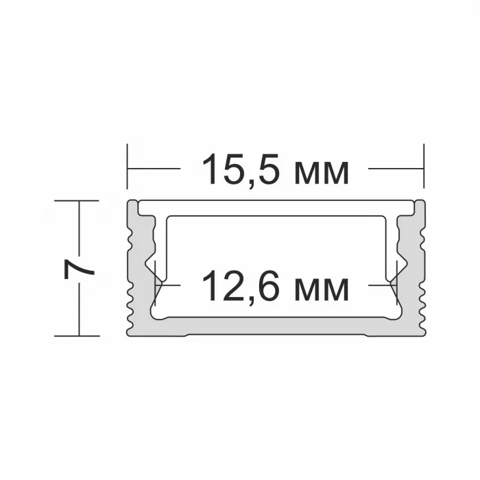 Накладной профиль LeDron Mic 00004843+00004843-Z от ImperiumLoft