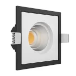 Встраиваемый светодиодный светильник LeDron BRUTAL BRUTAL SQ1 Black-White TRIAC