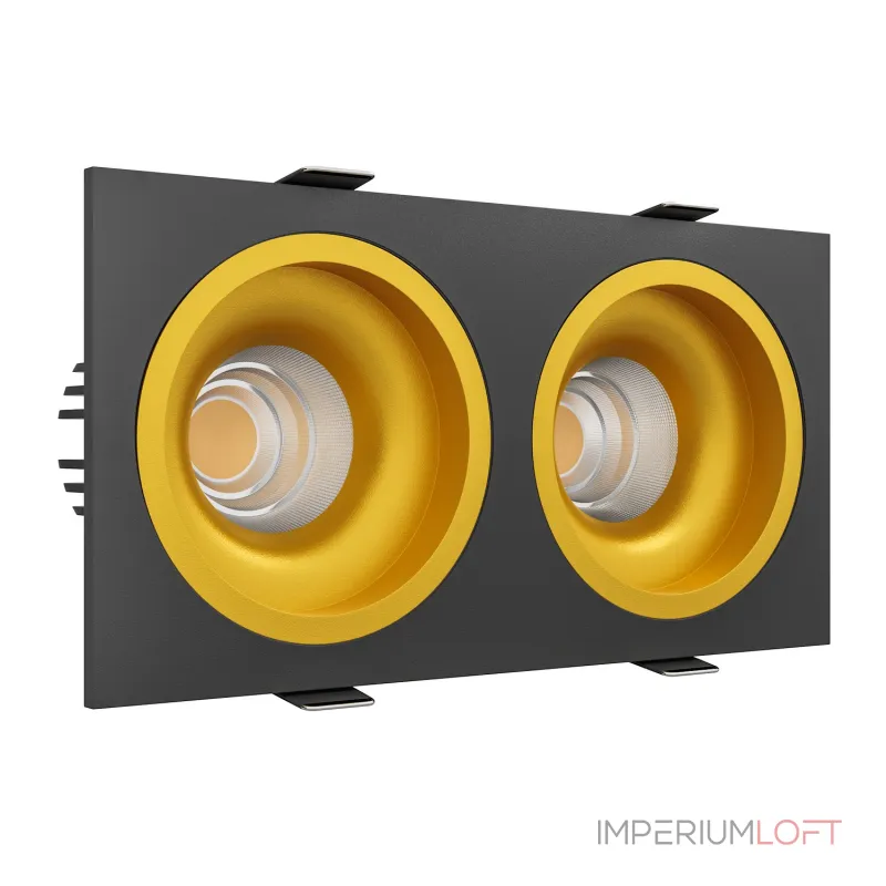 Встраиваемый светодиодный светильник LeDron LEVEL LEVEL SQ2 Black-Gold TRIAC Встраиваемый светодиодный светильник LeDron LEVEL LEVEL SQ2 Black-Gold TRIAC