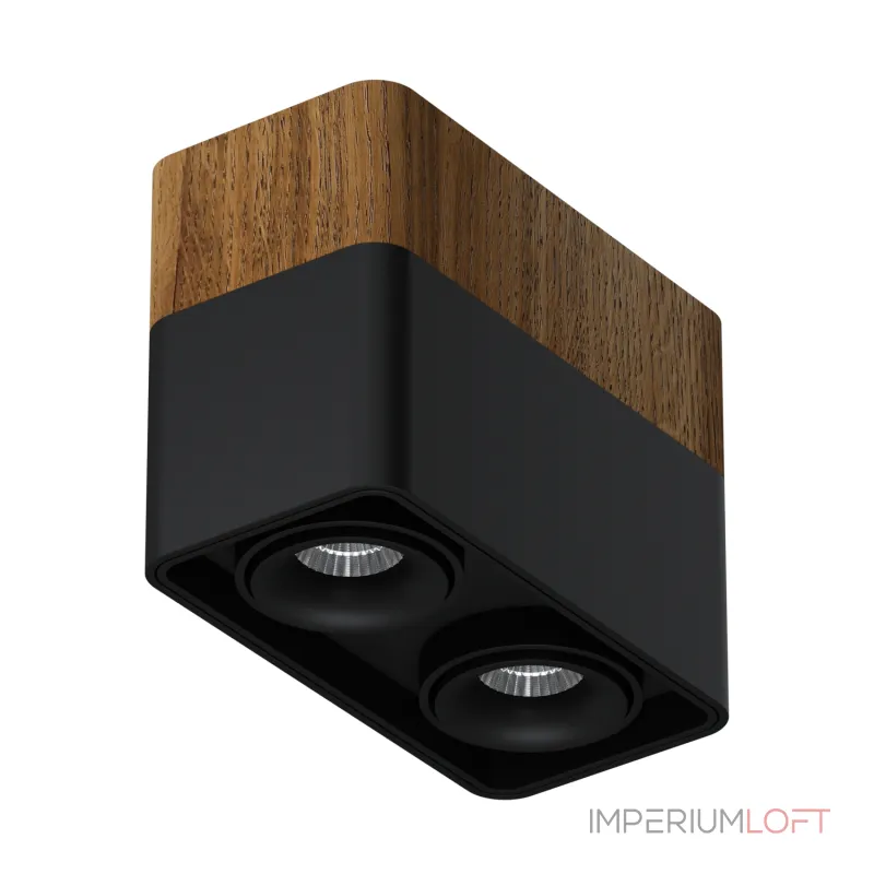 Потолочный светодиодный светильник LeDron TUBING 2 WOODEN TUBING 2 Wooden 60 Black