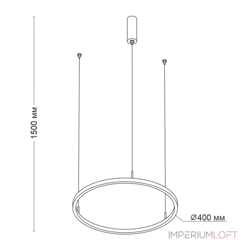 Подвесной светодиодный светильник LeDron LED ROUND 5613I-824RPP-GD-3 от ImperiumLoft Подвесной светодиодный светильник LeDron LED ROUND 5613I-824RPP-GD-3 от ImperiumLoft
