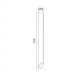Потолочный светодиодный светильник LeDron SLC78008-7W SLC78008-7W-75см Wh-Bl
