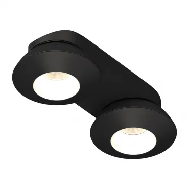 Потолочный поворотный светодиодный светильник LeDron KRIS SLIM KRIS SLIM 2 Black-White